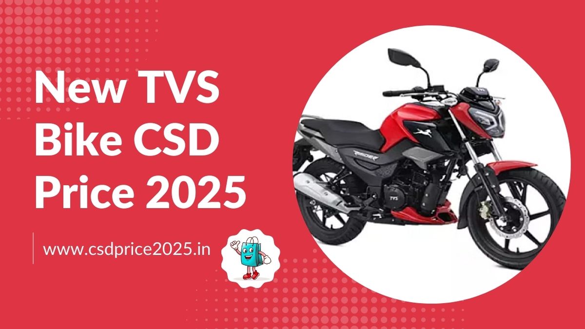 New TVS Bike CSD Price 2025